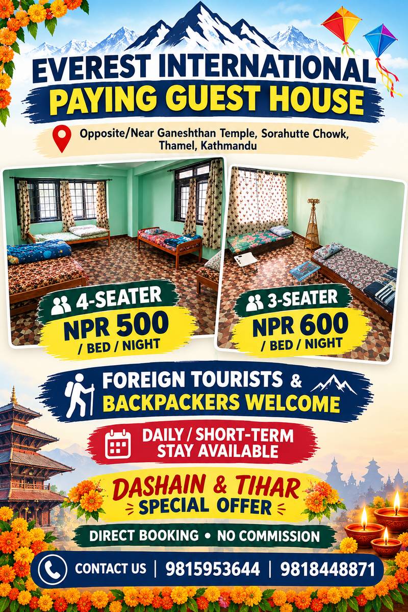 Everest international  paying guest