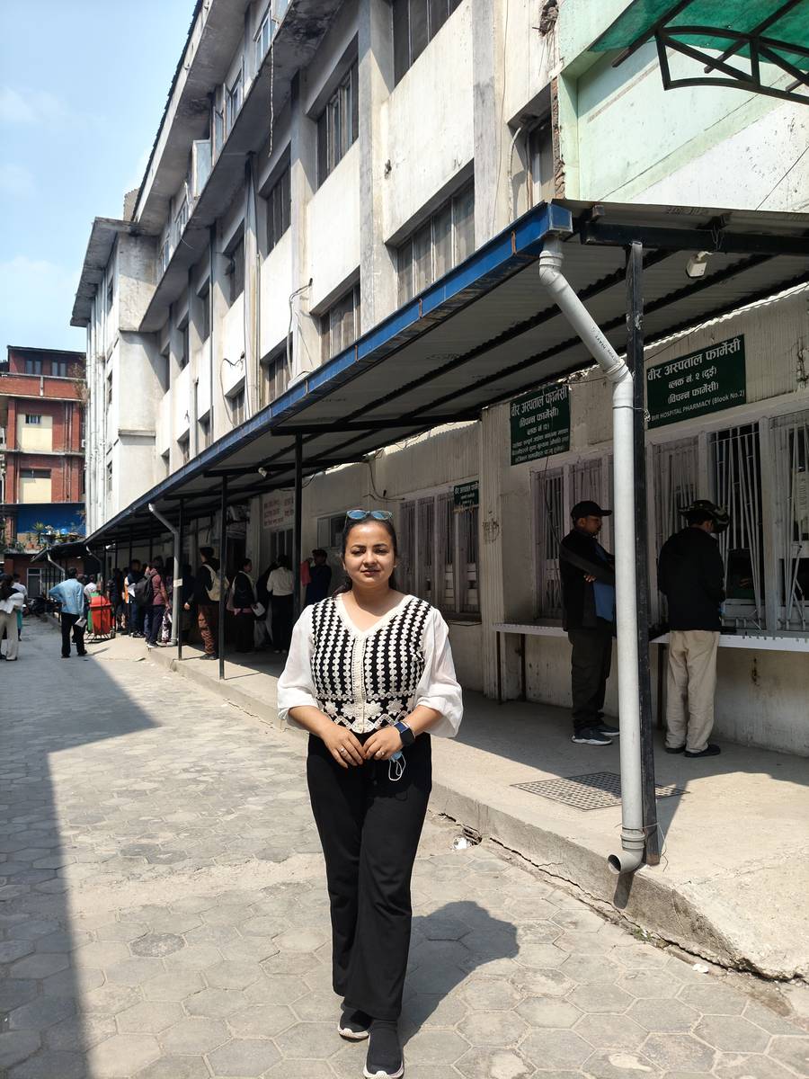 1BK ( Namastay,  Maile 1BK with personal commode bathroom khojayko. Tyo nabhaye. Euta room with kitchen slab/basin and personal bathroom bhayeni huncha. Or Personal attached room matra bhayeni huncha. I work at Bir Hospital.