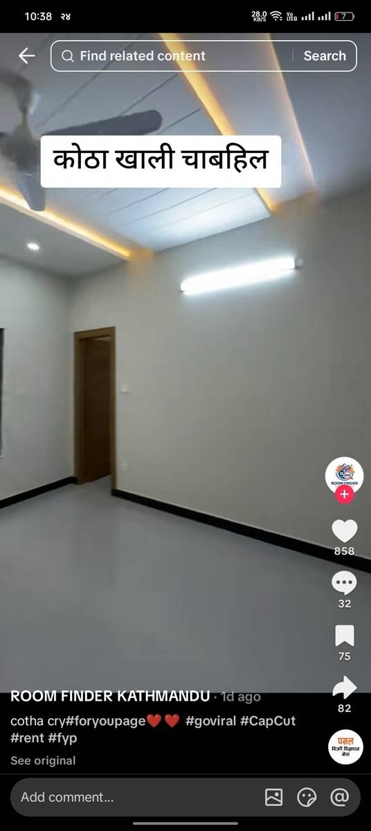 Bright 2bhk or single room